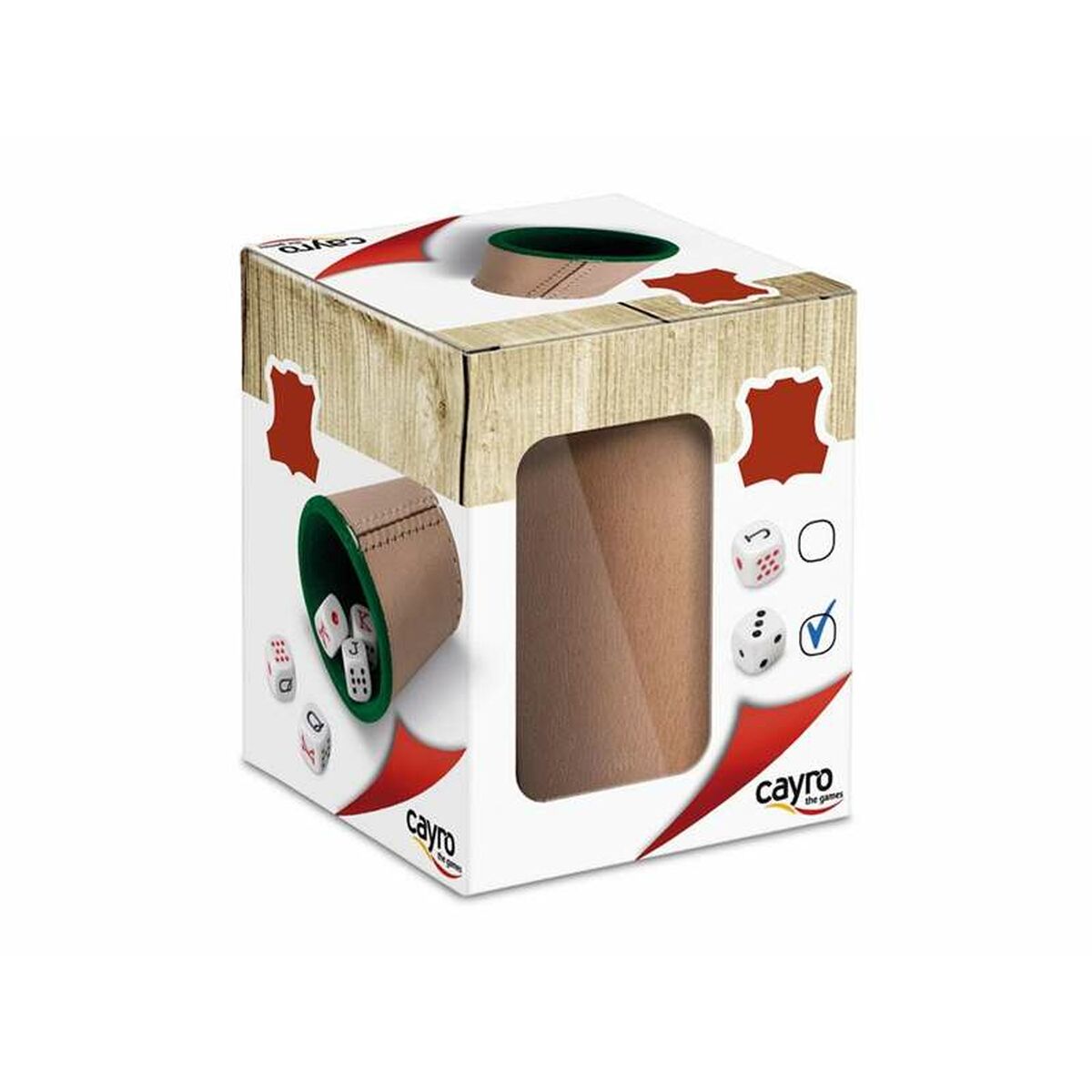 Shaker with Poker Dice Cayro-1