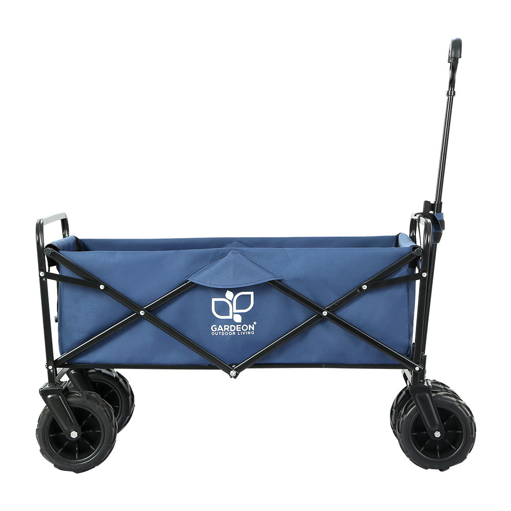 NNEDSZ Garden Cart Folding 120kg Trolley Camping Wagon Barrow Outdoor Beach-2