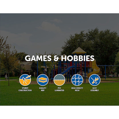 NNEDSZ 152cm Portable Tennis Table, Folding Ping Pong Table Game Set-2